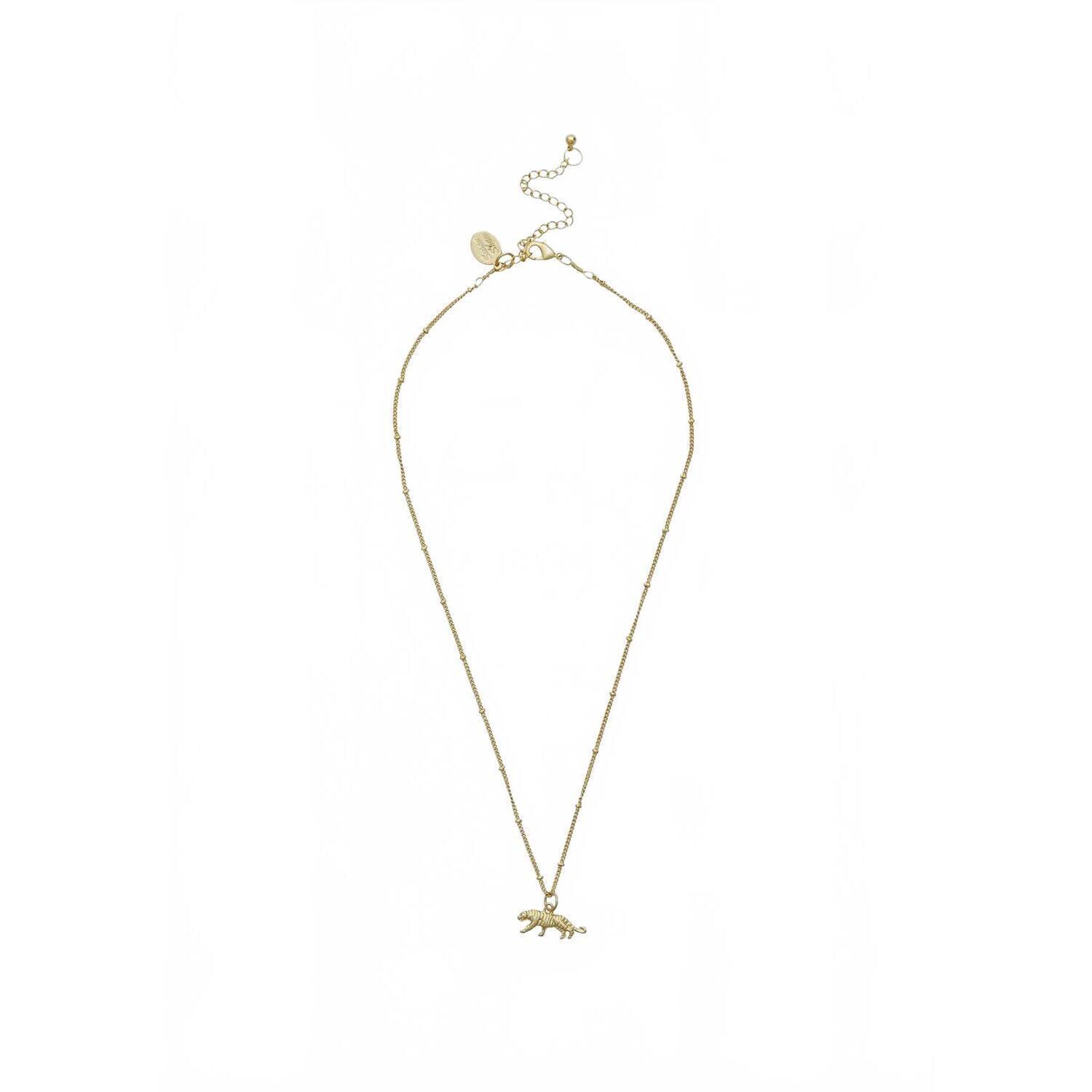 New Susan Shaw Womens Dainty Tiger Necklace In Gold 52$